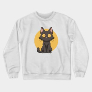 surprised cat Crewneck Sweatshirt